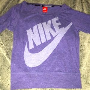 💓3/$15 Nike 3/4 sleeve shirt comfortable purple
